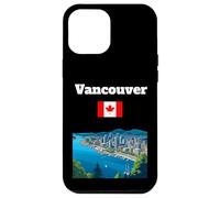 Custodia per iPhone 12 Pro Max Vancouver viaggio souvenir Canada amante della città bandiera canadese