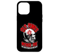 Custodia per iPhone 12 Pro Max Vecchi punk non muoiono mai punk rock musica mohawk teschio