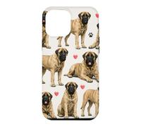 Custodia per iPhone 12 Pro Max Vecchio Mastino Inglese Modello