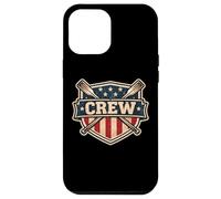 Custodia per iPhone 12 Pro Max Vintage Bandiera Americana Canottaggio Crew Row Team Rower Patriot USA