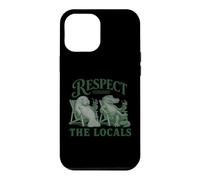 Custodia per iPhone 12 Pro Max Vintage Florida Respect The Locals Nature Manatee Crocodile