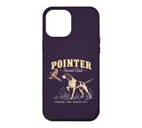 Custodia per iPhone 12 Pro Max Vintage Pointer Bird Caccia Cane Dove Gli Uccelli Volano