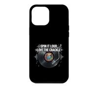 Custodia per iPhone 12 Pro Max Vinyl Record Collector Spin It Loud Love The Crackle