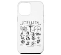 Custodia per iPhone 12 Pro Max Volante Auto Meccanico Auto Vintage Brevetto