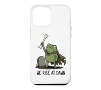 Custodia per iPhone 12 Pro Max We Rise At Dawn Season Spooky Frog Meme Zombie Halloween