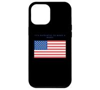 Custodia per iPhone 12 Pro Max Wearing a Mask is Patriotic