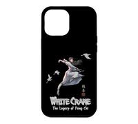 Custodia per iPhone 12 Pro Max White Crane/L'eredità di Fang Chi/Manga Style Design