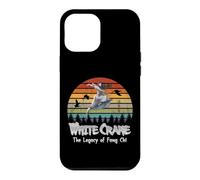 Custodia per iPhone 12 Pro Max White Crane/L'eredità di Fang Chi/Manga Style Design
