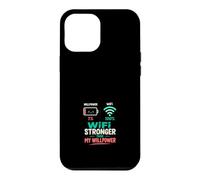 Custodia per iPhone 12 Pro Max WiFi Piu Forte Della Mia Volonta Humor Tech