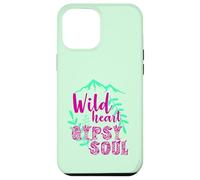 Custodia per iPhone 12 Pro Max Wild Heart Gypsy Soul Boho Mountain Nature Design