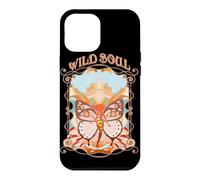 Custodia per iPhone 12 Pro Max Wild Soul Farfalla Mistico Retro Art