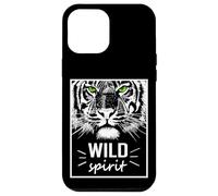 Custodia per iPhone 12 Pro Max Wild Spirit Tiger Quotes Summer Illustration Graphic Design