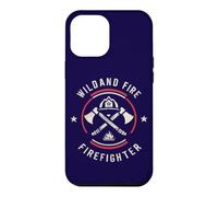 Custodia per iPhone 12 Pro Max Wildland - Emblema antincendio con citazione Wiland Fire fighter