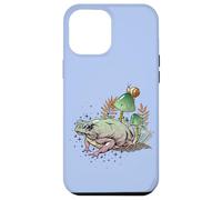 Custodia per iPhone 12 Pro Max Womens Girls Cottagecore Magical Frog Toad Snail Goblincore