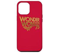 Custodia per iPhone 12 Pro Max Wonder Woman 75th Anniversary Gold Logo