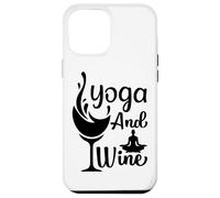 Custodia per iPhone 12 Pro Max Yoga E Meditazione Vino Posa Wine Lover Relax