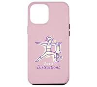 Custodia per iPhone 12 Pro Max Yoga Pose Cat Lover Illustration | Zero Distractions