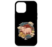 Custodia per iPhone 12 Pro Max Zodiaco Cinese Lucky Pig