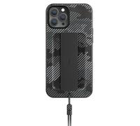 Custodia per iPhone 12 UNIQ Heldro antimicrobica mimetica nera