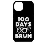 Custodia per iPhone 13 100 Days Bruh Occhiali da sole 100th Day Of School Meme Ragazze Bambini
