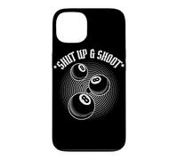 Custodia per iPhone 13 8 Ball Pool Player Shut Up and Shoot Billiards Gift
