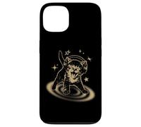 Custodia per iPhone 13 90s Y2K Cat Headphones Stars Silly Grunge Vintage Graphic