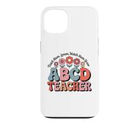 Custodia per iPhone 13 ABCD Back In Class Insegnante Must Haves Donne ABCD Insegnante