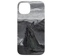 Custodia per iPhone 13 Abramo, Dio e due angeli di Gustave Dore (1852)