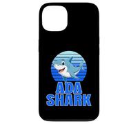 Custodia per iPhone 13 Ada Shark Family Reunion Squad Nome Cognome