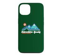 Custodia per iPhone 13 Adventure Ready Scouting America Outdoor Mountains Hiking