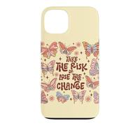 Custodia per iPhone 13 Affronta il Rischio o Perdi l'Occasione - Arte Motivazionale