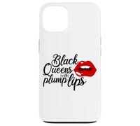Custodia per iPhone 13 African American Mother's Day Black Mom Queens Plump Lips