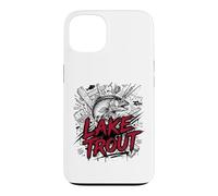 Custodia per iPhone 13 Aggressivo Lago Trota Grande pesca Laghi Deep Strike