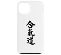Custodia per iPhone 13 Aikido Kanji Personaggi Arte Marziale Giapponese
