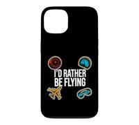 Custodia per iPhone 13 Airplane Pilot Aviator I'd Rather Be Flying