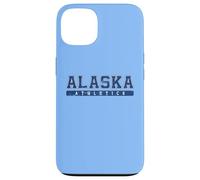 Custodia per iPhone 13 Alaska Atletica Blu Vintage Testo
