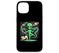 Custodia per iPhone 13 Alieno Fare Yoga - Yoga Posa - Spazio - Plancton