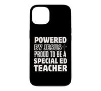 Custodia per iPhone 13 Alimentato da Gesù Orgoglioso di essere un insegnante speciale di ED Christian