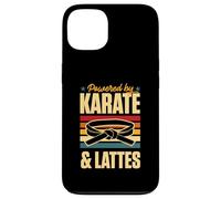 Custodia per iPhone 13 Alimentato da Karate e Lattes Retro Vintage Coffee Love