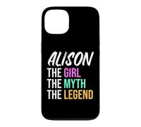 Custodia per iPhone 13 Alison The Girl The Myth The Legend Nome divertente