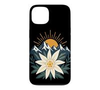Custodia per iPhone 13 Alpi Austriache Escursioni in montagna Edelweiss Flower