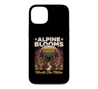 Custodia per iPhone 13 Alpine Blooms Worth The Miles Escursionismo Natura