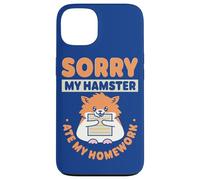 Custodia per iPhone 13 Alunno Mi dispiace che il mio criceto abbia mangiato i miei compiti Citazione di ritorno a scuola