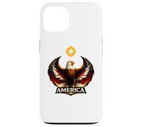 Custodia per iPhone 13 American Bald Eagle Resistance Wings Pro Immigrant
