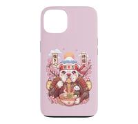 Custodia per iPhone 13 American Bulldog Samurai Giappone Kawaii Grafica Ramen Pasta