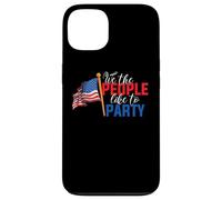Custodia per iPhone 13 American Flag 4th Of July We The People Like To Party