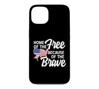Custodia per iPhone 13 American USA Free and Brave 4 luglio