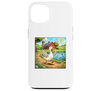 Custodia per iPhone 13 Anatra Happy Farm