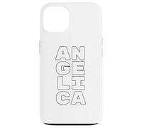 Custodia per iPhone 13 ANGELICA Personalized Retro Girls Custom ANGELICA Name