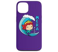 Custodia per iPhone 13 Aquaman Movie Chibi Mera and Mermaid Wave